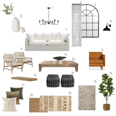 Sample Board-Living Room 2 Interior Design Mood Board by Shanina94 on Style Sourcebook