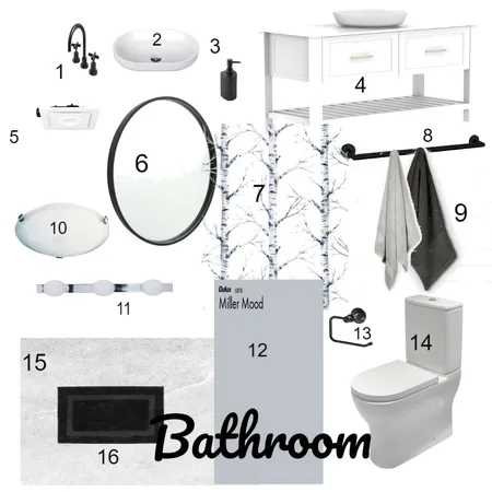 bathroom sample board Interior Design Mood Board by rtetzlaff70@gmail.com on Style Sourcebook