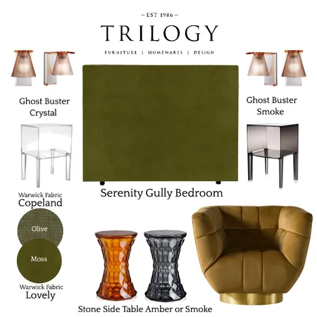 Serenity Gully - Bedroom Interior Design Mood Board by Katelyn Scanlan on Style Sourcebook