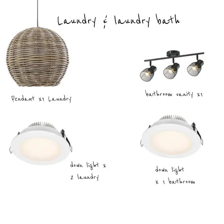Lighting - Laundry/bathroom Interior Design Mood Board by sally@eaglehawkangus.com.au on Style Sourcebook