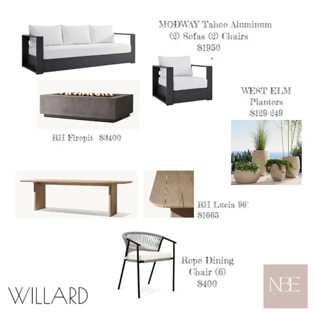 WILLARD OUTDOOR Interior Design Mood Board by noellebe@yahoo.com on Style Sourcebook