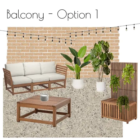 Nick's Apt - Balcony Interior Design Mood Board by Libby Malecki Designs on Style Sourcebook