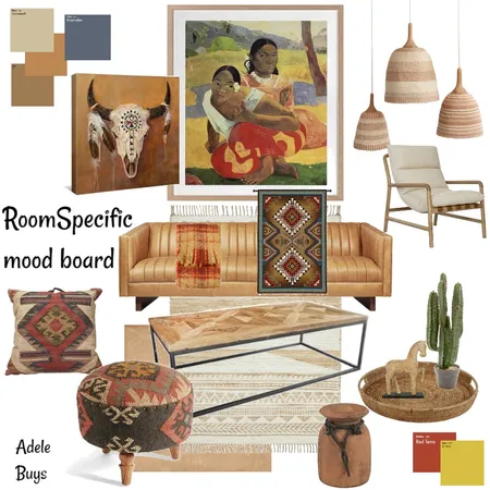 American Southwestern Style Interior Design Mood Board by Adele1 on Style Sourcebook