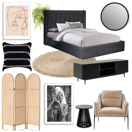 Nachos Bedroom Interior Design Mood Board by Interiors by Samandra on Style Sourcebook