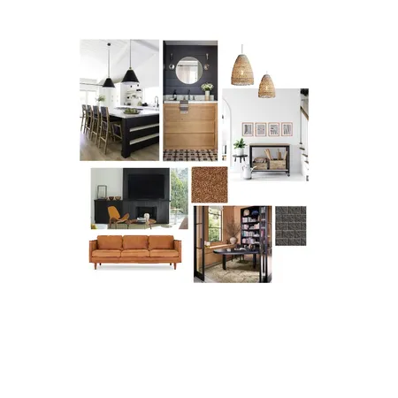 accented achromatic orange Interior Design Mood Board by yorimatsu1128 on Style Sourcebook