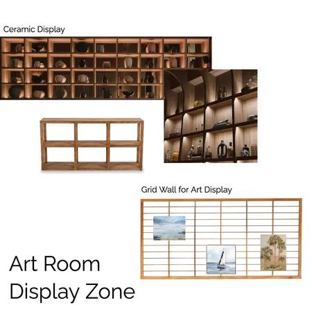 Art Room Display Zone Interior Design Mood Board by Maria Jose on Style Sourcebook