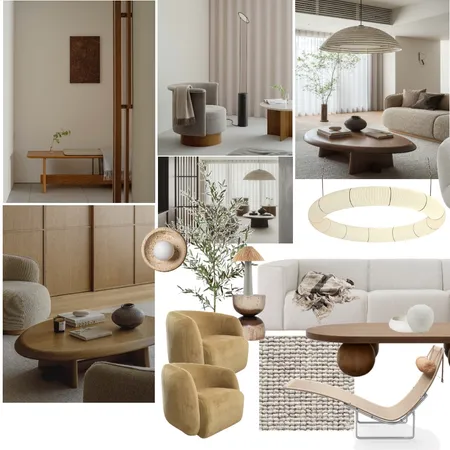 Living Room Interior Design Mood Board by Servini Studio on Style Sourcebook