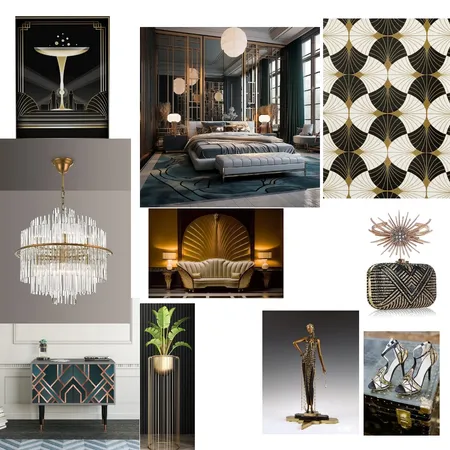 ART DECO - 1st attempt Interior Design Mood Board by suzanne@spirebuilding.co.uk on Style Sourcebook
