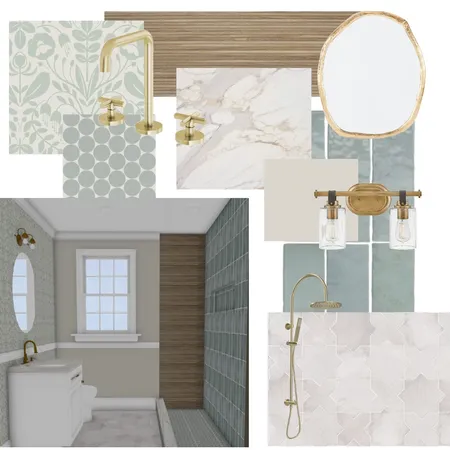 my bath Interior Design Mood Board by JENMGUIDI on Style Sourcebook