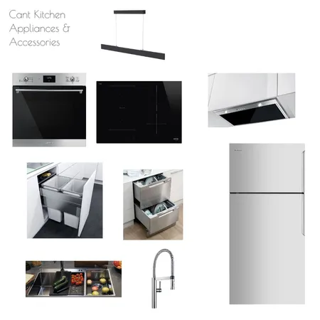 Cant Kitchen Appliances Interior Design Mood Board by Jendar Interior Design on Style Sourcebook