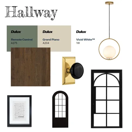 Hallway Interior Design Mood Board by rillottaf@gmail.com on Style Sourcebook