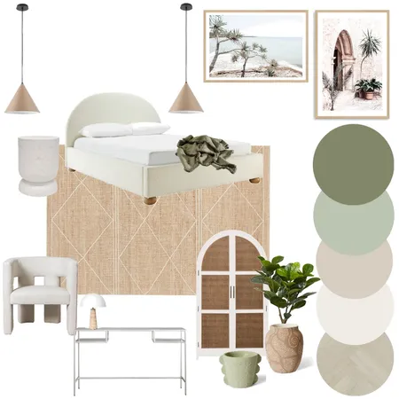 modern mediterrean - guest room Interior Design Mood Board by Studio 87 on Style Sourcebook