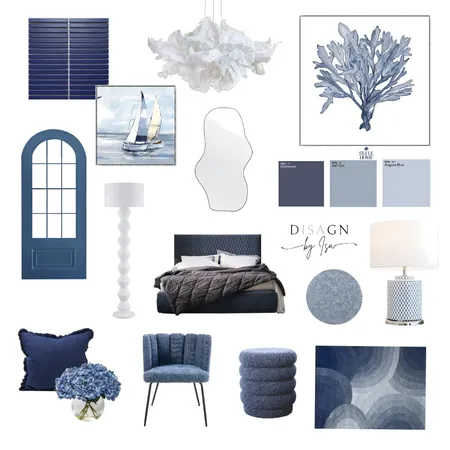 BLUE DREAM Interior Design Mood Board by DISAGN BY ISA on Style Sourcebook