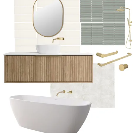 Timeless Modern Bathroom Interior Design Mood Board by Di Taylor Interiors on Style Sourcebook