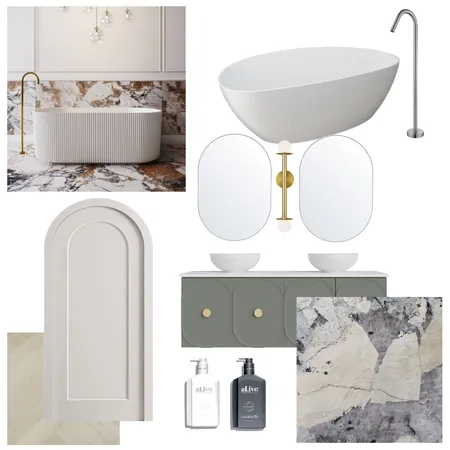 Luxe bathroom selections Interior Design Mood Board by Manea Interiors on Style Sourcebook