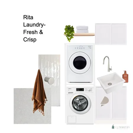 Rita Laundry- Crisp and Fress Interior Design Mood Board by CSInteriors on Style Sourcebook