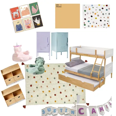 Kids Bedroom Interior Design Mood Board by dilbruton on Style Sourcebook