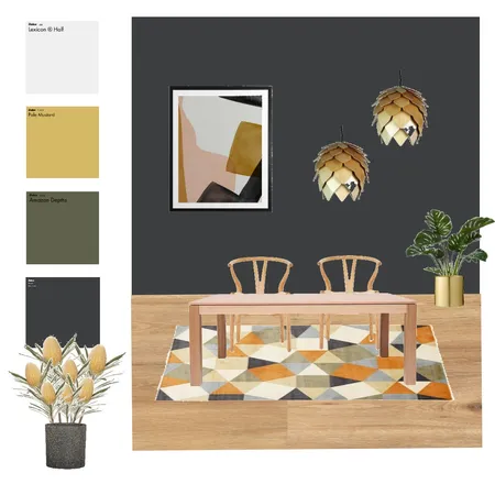 Yellow Banksia inspired Dining Room Interior Design Mood Board by martina.interior.designer on Style Sourcebook