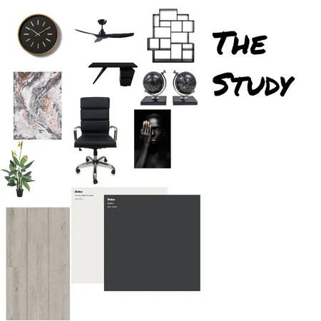 The Study Interior Design Mood Board by LatoyaBH on Style Sourcebook