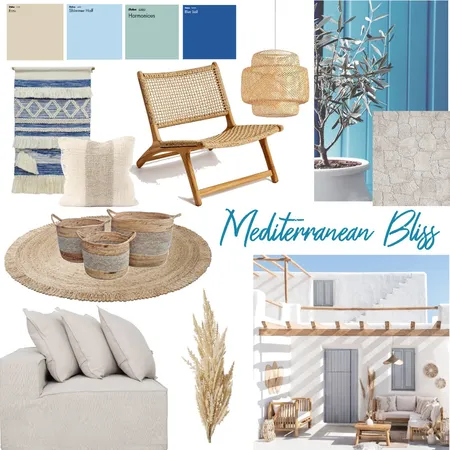 Mediterranean Bliss Interior Design Mood Board by Elena Fatisi on Style Sourcebook