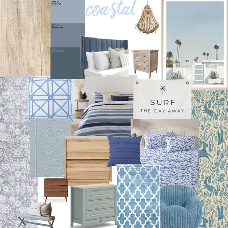 coastal bedroom Interior Design Mood Board by danie1234, on Style Sourcebook