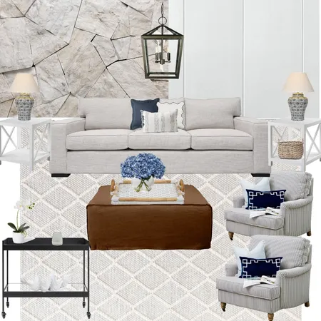 hamptons living room Interior Design Mood Board by Styled by Jo on Style Sourcebook