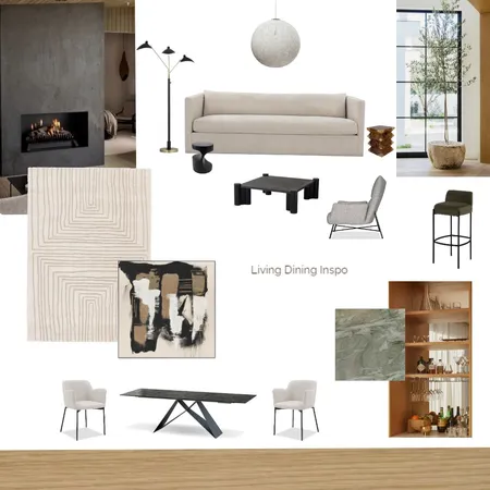 JILL-LIVING/DINING/KITCHEN INSPO - 2 Interior Design Mood Board by parliament on Style Sourcebook