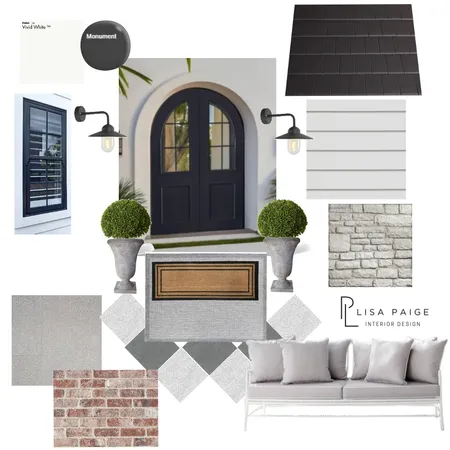 Modern Hamptons Exterior Interior Design Mood Board by Lisa Paige Design on Style Sourcebook