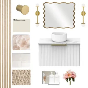 bathroom concept brushed gold elegant Interior Design Mood Board by Lilydale Tiles on Style Sourcebook