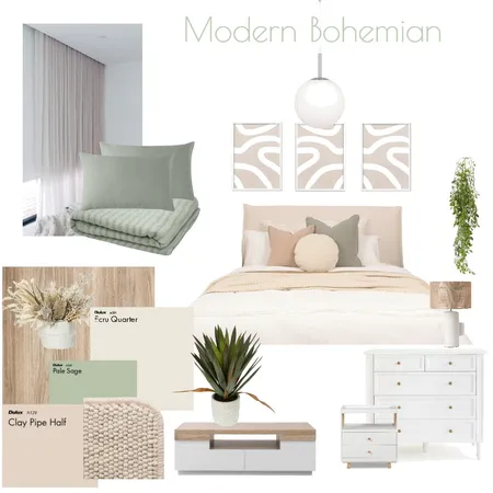 modern bohemian Interior Design Mood Board by Neeky on Style Sourcebook