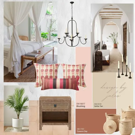 spanish mediterranen bedroom Interior Design Mood Board by design by jules on Style Sourcebook