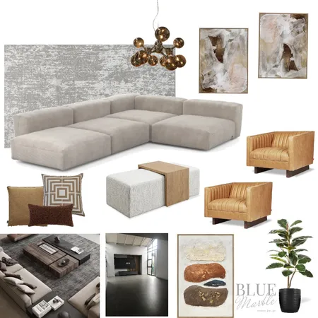 Contemporary Livingroom Interior Design Mood Board by Blue Marble Interiors on Style Sourcebook