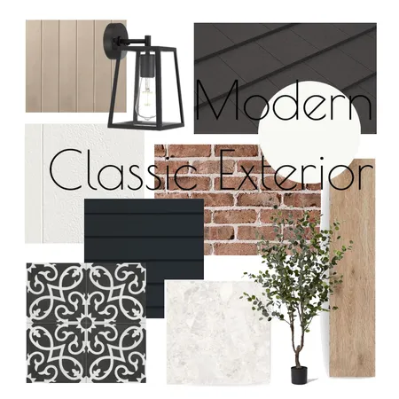 Modern Classic Exterior Interior Design Mood Board by ponderhome on Style Sourcebook