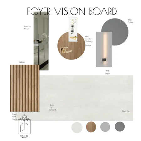 FOYER VISION BOARD Interior Design Mood Board by Paradiso on Style Sourcebook