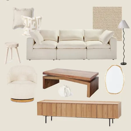 Wabi Sabi Lounge Room Inspo Interior Design Mood Board by vittoriaima on Style Sourcebook