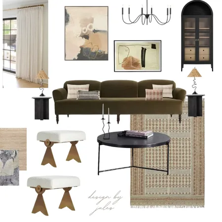 earthy modern living room Interior Design Mood Board by design by jules on Style Sourcebook