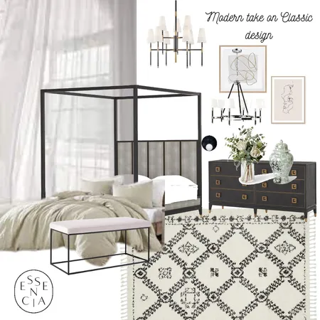 Modern take on Classic design Bedroom Interior Design Mood Board by Essencia Interiors on Style Sourcebook