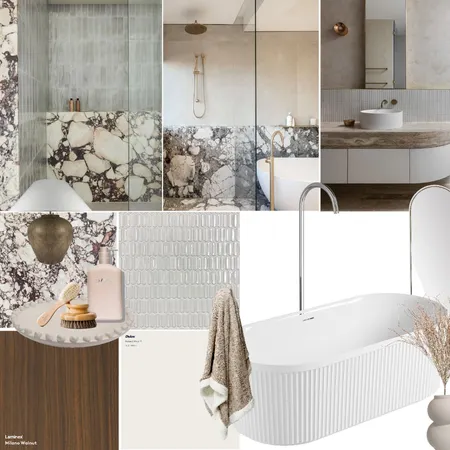 Master Bath Interior Design Mood Board by Servini Studio on Style Sourcebook