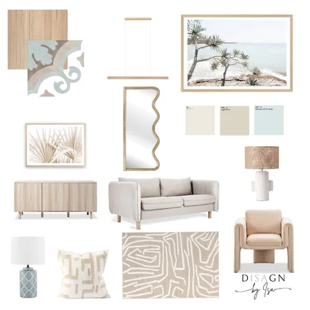 BLUE HOLIDAY Interior Design Mood Board by DISAGN BY ISA on Style Sourcebook