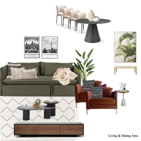 Living Room - Paballo Interior Design Mood Board by Paballo on Style Sourcebook
