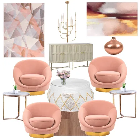 Decidedly feminine office/lounge Interior Design Mood Board by Land of OS Designs on Style Sourcebook
