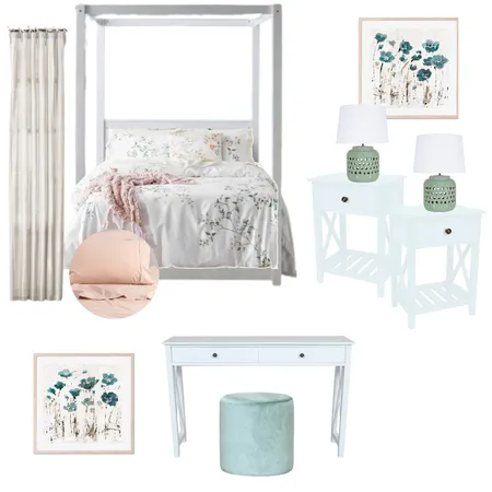 Coolum House - Tween girl bedroom selections Interior Design Mood Board by Manea Interior Design & Styling on Style Sourcebook