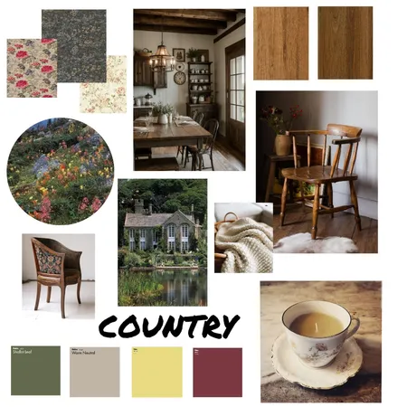 Country Interior Design Mood Board by LEAHRT on Style Sourcebook