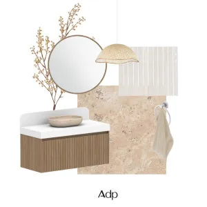 The Harper Vanity | Prime Oak Interior Design Mood Board by ADP on Style Sourcebook