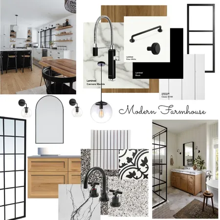 Classic Black and White Interior Design Mood Board by Lucey Lane Interiors on Style Sourcebook