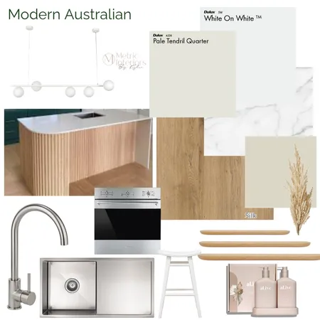 Nova Gardens Kitchen Interior Design Mood Board by Metric Interiors By Kylie on Style Sourcebook