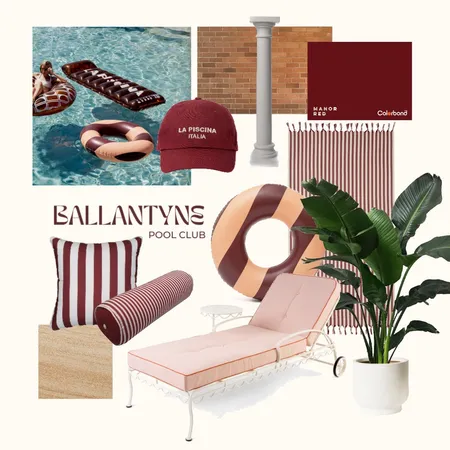 Ballantyne Pool Club Interior Design Mood Board by Ballantyne Home on Style Sourcebook