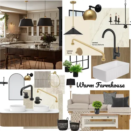 warm farmhouse Interior Design Mood Board by Lucey Lane Interiors on Style Sourcebook