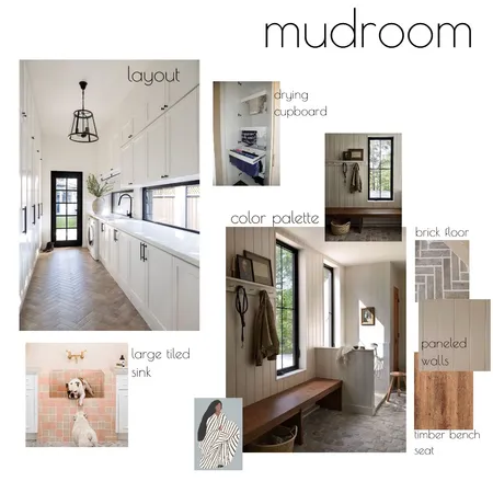 Mudroom Interior Design Mood Board by Georgie Peel on Style Sourcebook