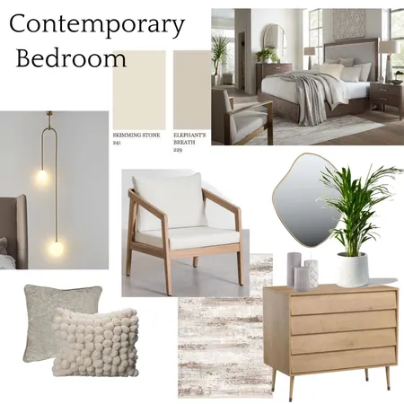 Contemporary Bedroom Neutral Interior Design Mood Board by Jacqueline.casey@hotmail.com on Style Sourcebook